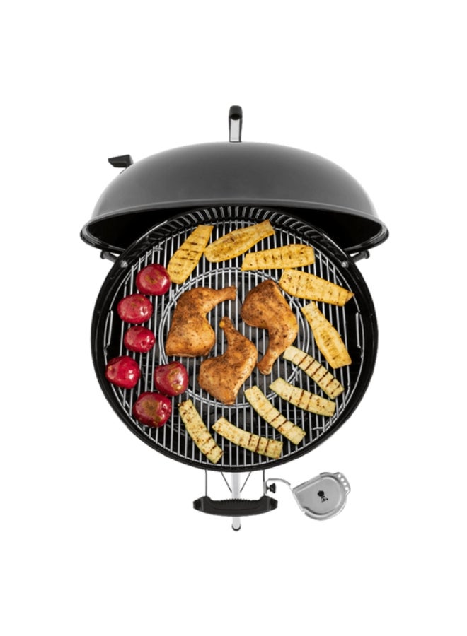 ويبر ماستر تاتش شواية تعمل بالفحم مقاومة للصدأ أسود وفضي 57 سم  JAH14701004/14701004 - Image 5